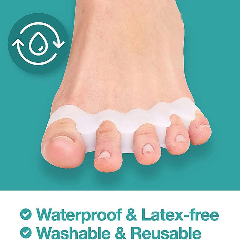 Toe Separators for Improved Alignment and Natural Shape - Ideal for Men and Women