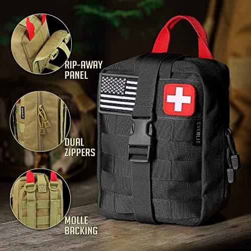 250 Piece Survival First Aid Kit for Outdoor Emergencies