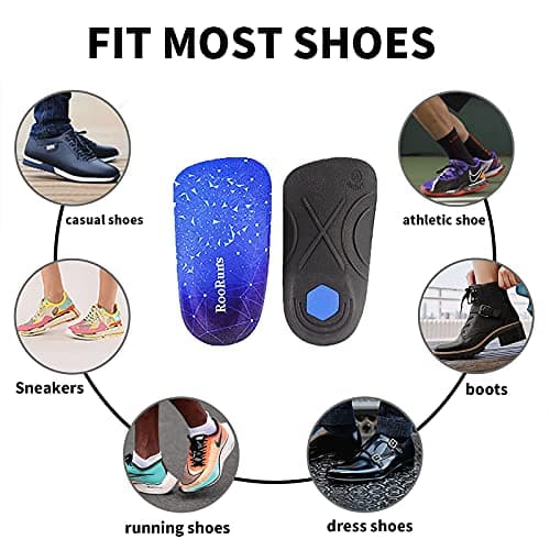 Arch Support Insoles for Overweight People, Plantar Fasciitis Relief for Women & Men