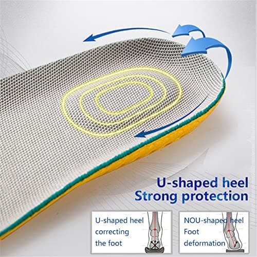 XINIFOOT Breathable Honeycomb Shock Absorbing Insoles for Women's Shoes Ad245