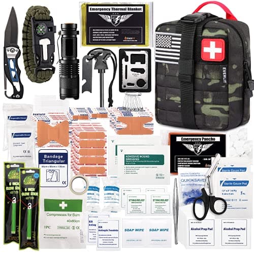 250 Piece Survival First Aid Kit for Outdoor Emergencies