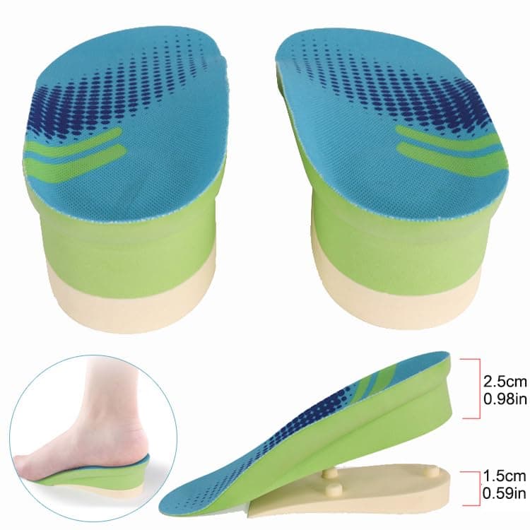 RooRuns PU Heel Lifts for Shoes, Orange L