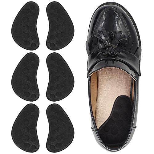 Dr. Foot's Supination & Over-Pronation Corrective Inserts, Medial & Lateral Wedges for Foot & Knee Pain (3 Pairs, Beige) — Black