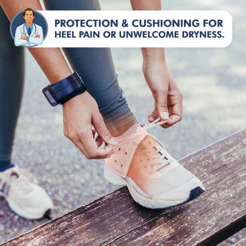 Gel Heel Guards for Pain Relief - Plantar Fasciitis - Soft Protectors