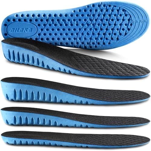 Ailaka Honeycomb Shock Absorbing Shoe Insoles for Men and Women