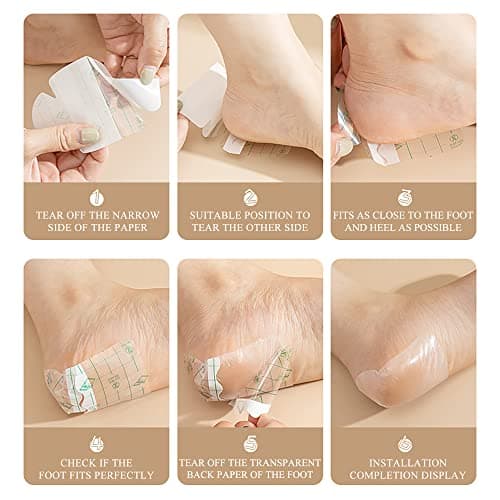 SooGree Ultra-Thin Blister Cushioned Heel Pads (25pcs)