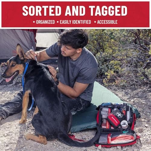 Surviveware 238 Pcs Premium Survival First Aid Kit - Travel, Camping, Home & Emergencies - HSA & FSA Eligible