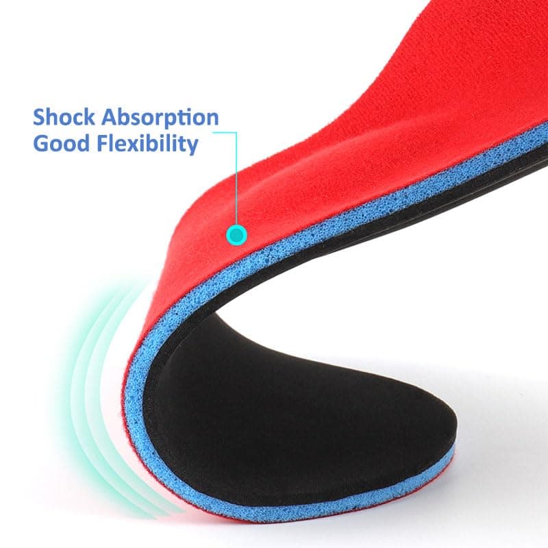 Flat Feet Arch Support Insoles for Red S