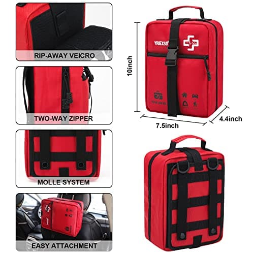 Large 400-Piece First Aid Kit for Home, Office, Car, Outdoor, Travel, Camping