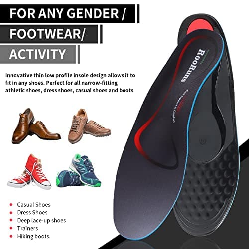 Anti Fatigue Arch Support Shoe Insoles for Men and Women with Foot Pain