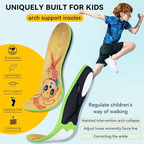 RooRuns High Arch Support Insoles for Plantar Fasciitis Pain Relief
