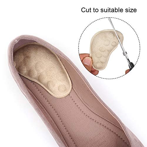 Dr. Foot's Supination & Over-Pronation Corrective Inserts, Medial & Lateral Wedges for Foot & Knee Pain (3 Pairs, Beige)