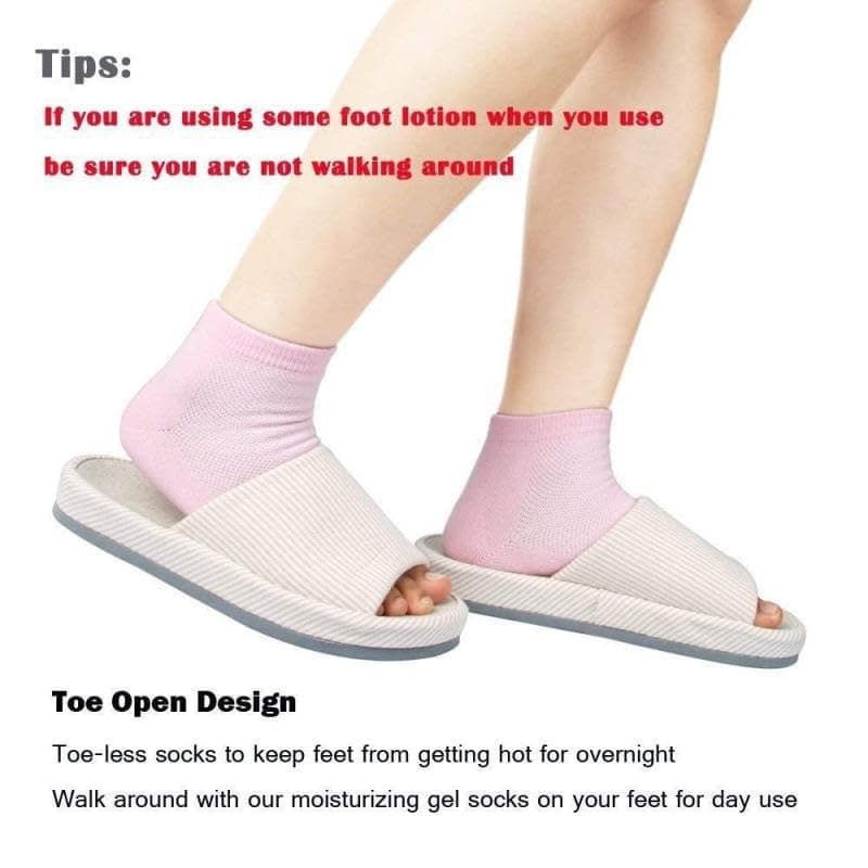 RooRuns Comfortable 2Pcs Gel Compression Sleeve for Haglund's Bump, Achilles Tendonitis & Bursitis Protection - One Size