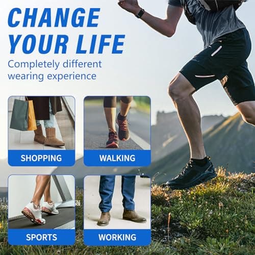 Plantar Fasciitis Insoles, Arch Support for Flat Feet, High Arch, and Foot Pain Relief