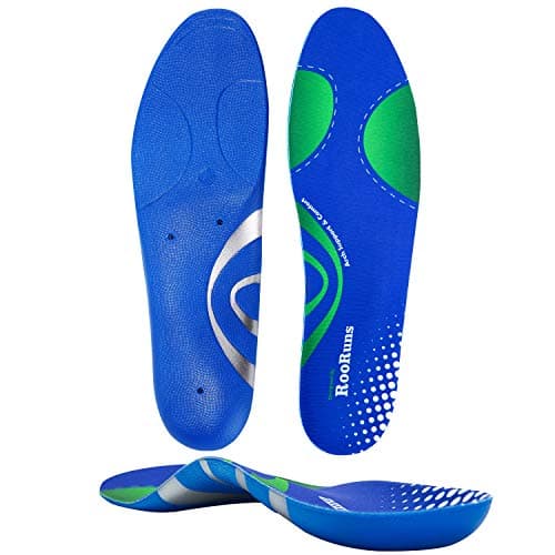 Arch Support Plantar Fasciitis Insoles for Men and Women, Shock Absorption Orthotic Inserts for Foot Pain Relief