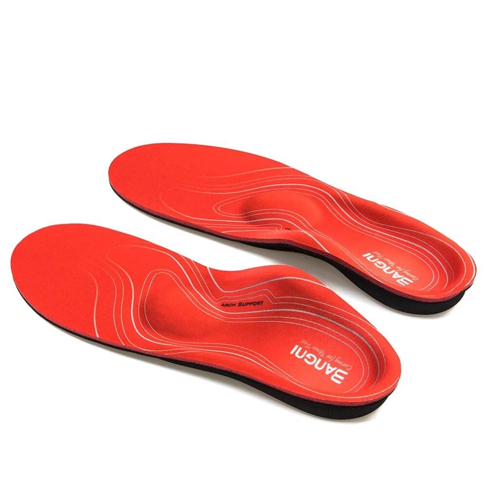 3ANGNI Orthotic Insoles for Flat Feet, Plantar Fasciitis, and High Arch Support Men & Women