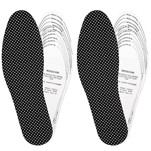 Sibba Breathable Memory Foam Shoe Insoles, Cut to Size for Men Women Sports Running Size 36-46
