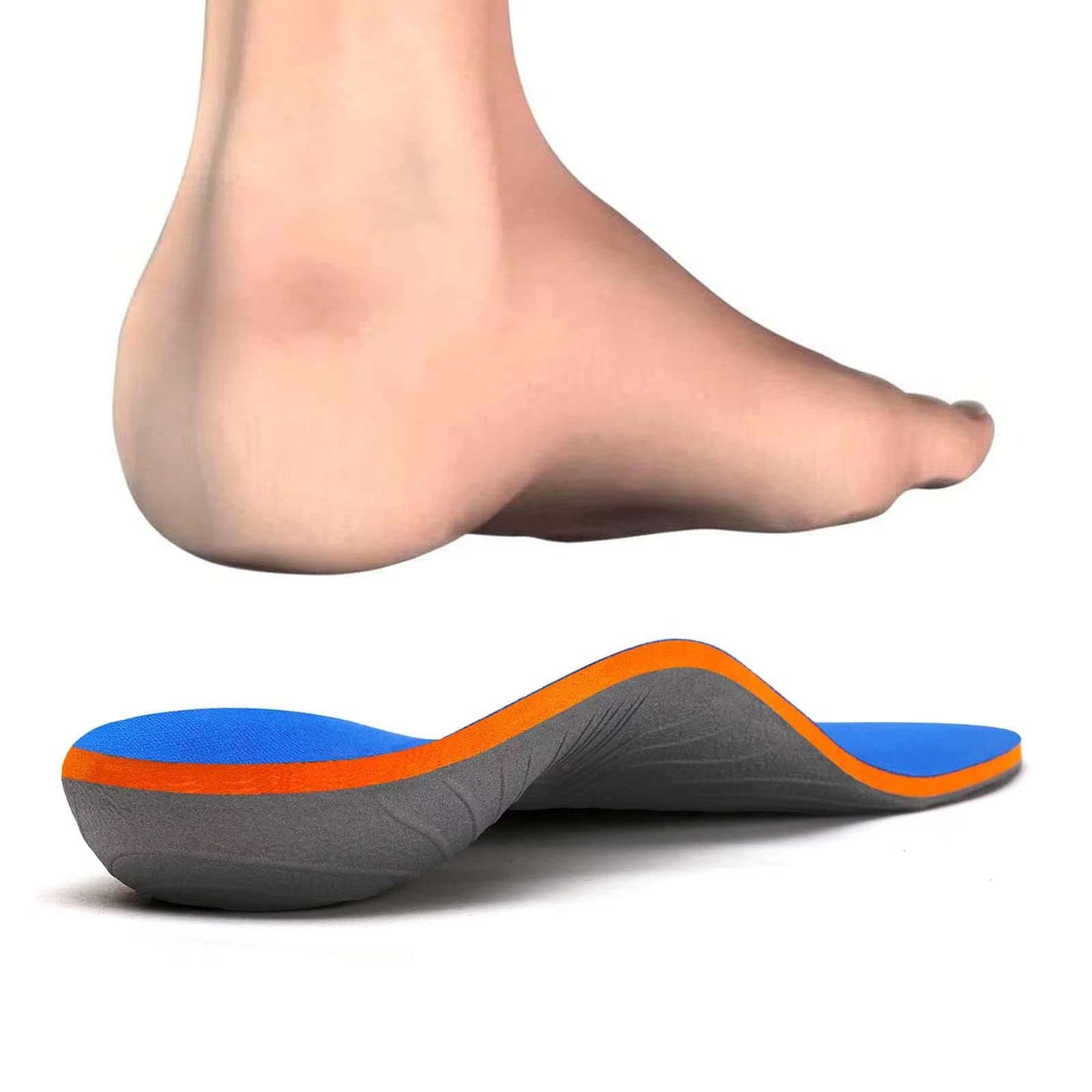 iFitna Classic Full-Length Orthotic Insoles with Arch Support Blue03