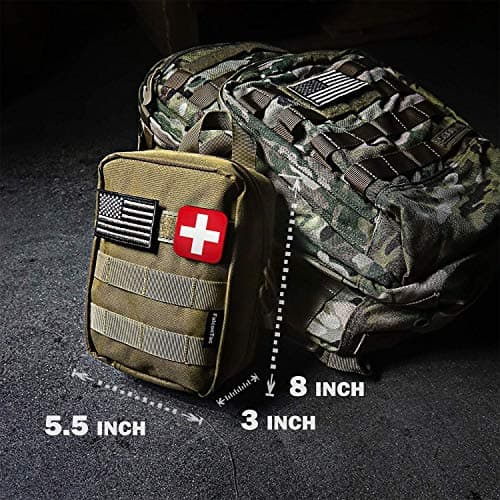 200 Piece First Aid Kit for Outdoor Adventures Tan