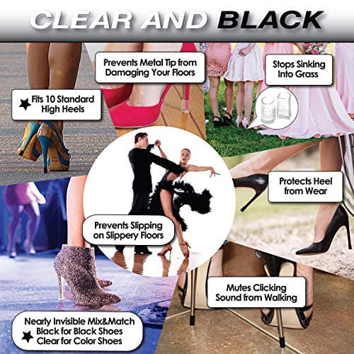 Stiletto & Pump Cap Protectors | 10 Sizes, Anti-Slip, Grass Covers