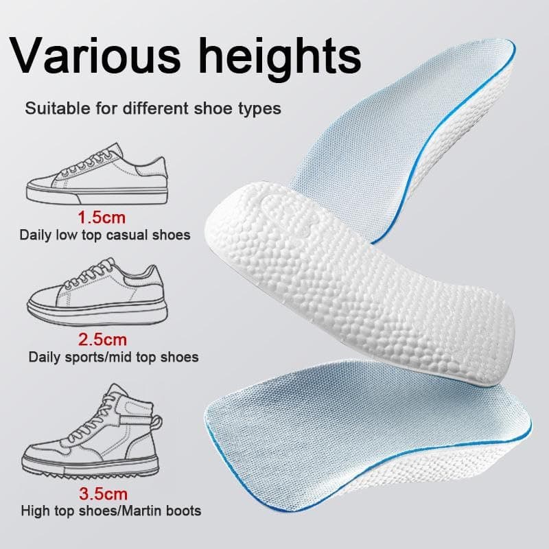RooRuns Men's 2.5cm Inner Raised Insole