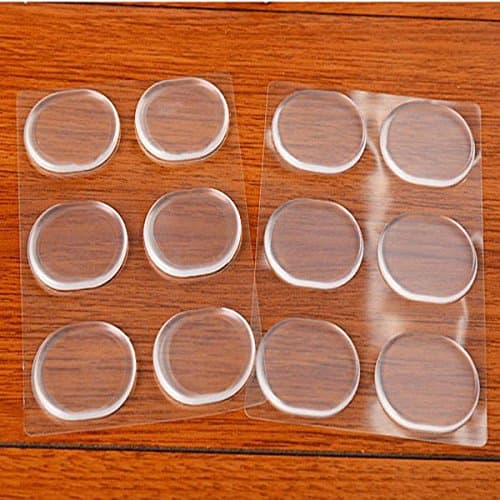 Self-Adhesive Silicone Gel Heel Pads for Women's Shoes - Pain Relief and Comfort