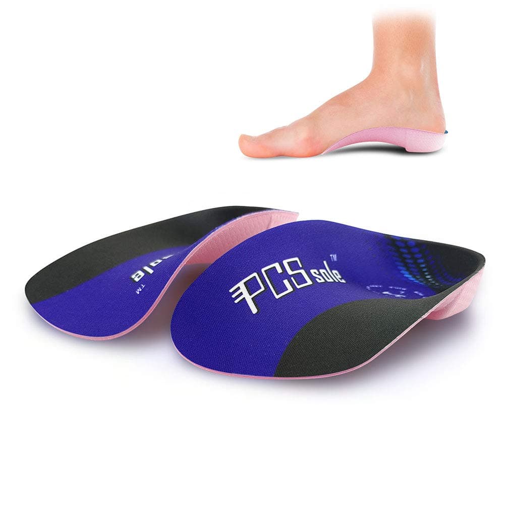 PCSsole XL Arch Supports for High Arches, Plantar Fasciitis, Heel Pain (Men 9-11/Women 10-12)