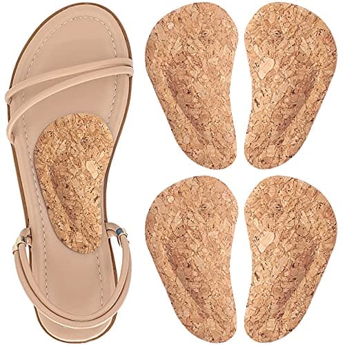 Dr. Foot's Arch Support Insoles for Flat Feet and Plantar Fasciitis (Black) — Cork