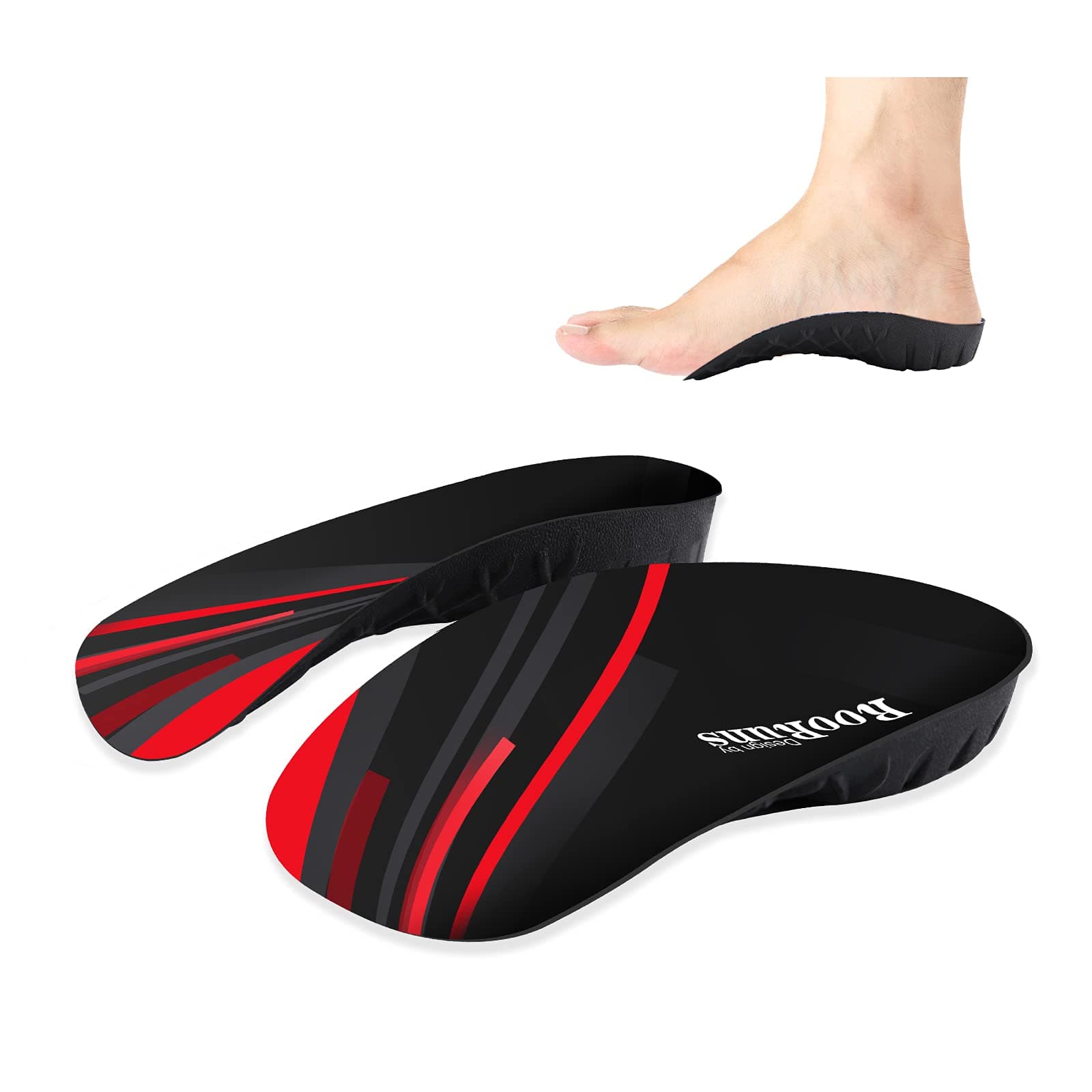 Orthotic Insoles for Plantar Fasciitis and Heavy Duty Support - Women & Men