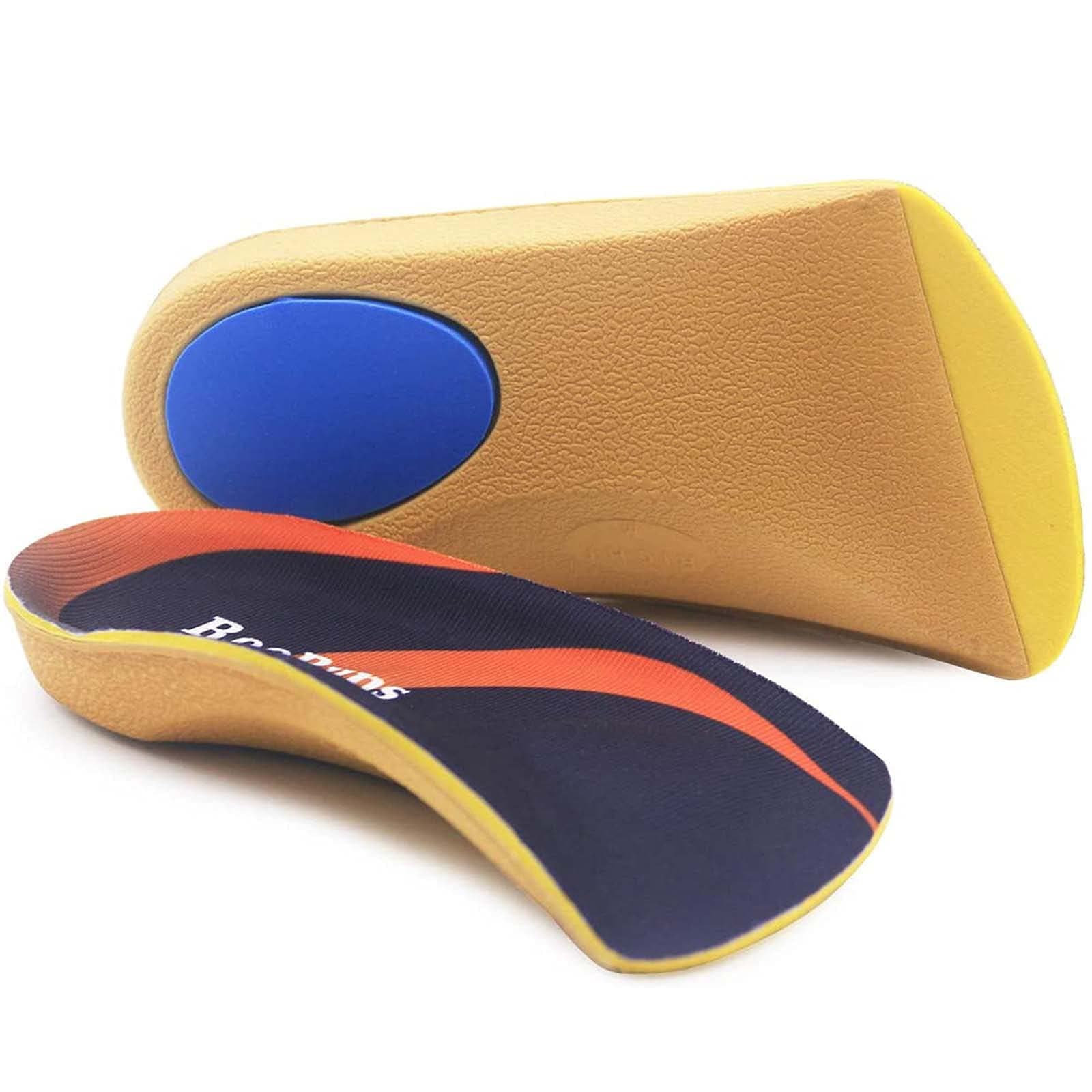 RooRuns Arch Support Insoles for Plantar Fasciitis and High Arches with Metatarsal Pads