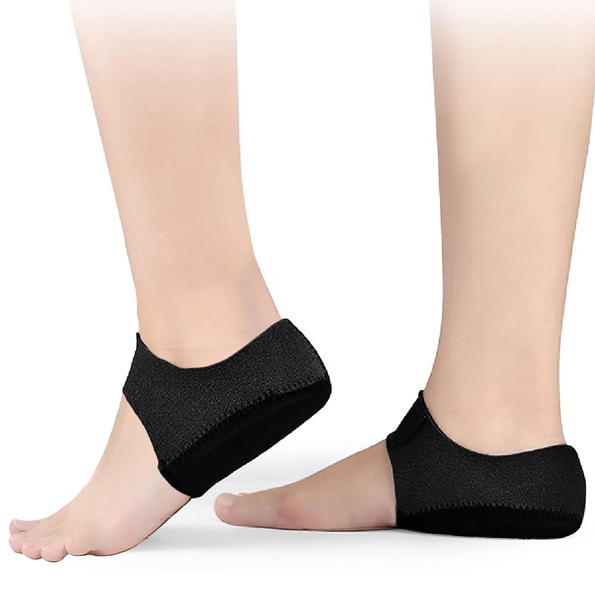 Heel Protectors for Foot Pain Relief - 2PCS Silicone Cushions for Plantar Fasciitis