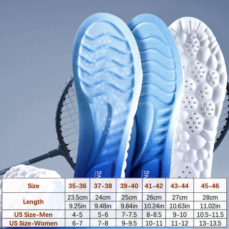 Arch Support Insoles for Blue Size 35-36