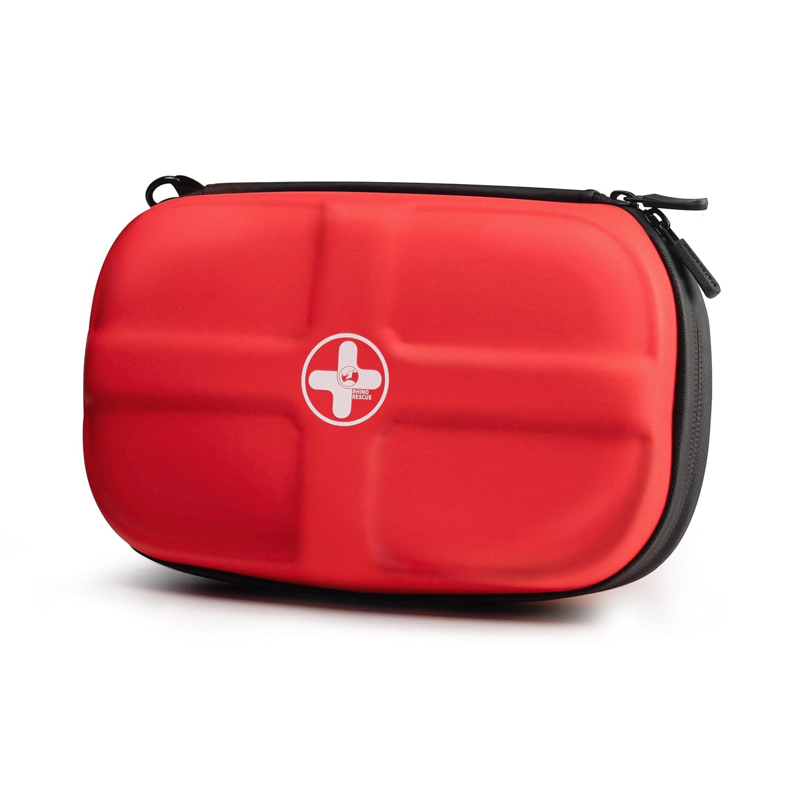 RHINO RESCUE EVA First Aid Kit, Small Waterproof Portable Emergency Hiking Kit (Red)