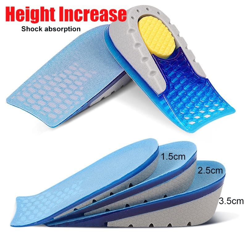 RooRuns Instant Height Boost Insoles - Discreet 1-3cm Lift