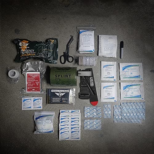 EVERLIT CAT GEN-7 Tourniquet & Splint IFAK for Critical Wounds (Camouflage)
