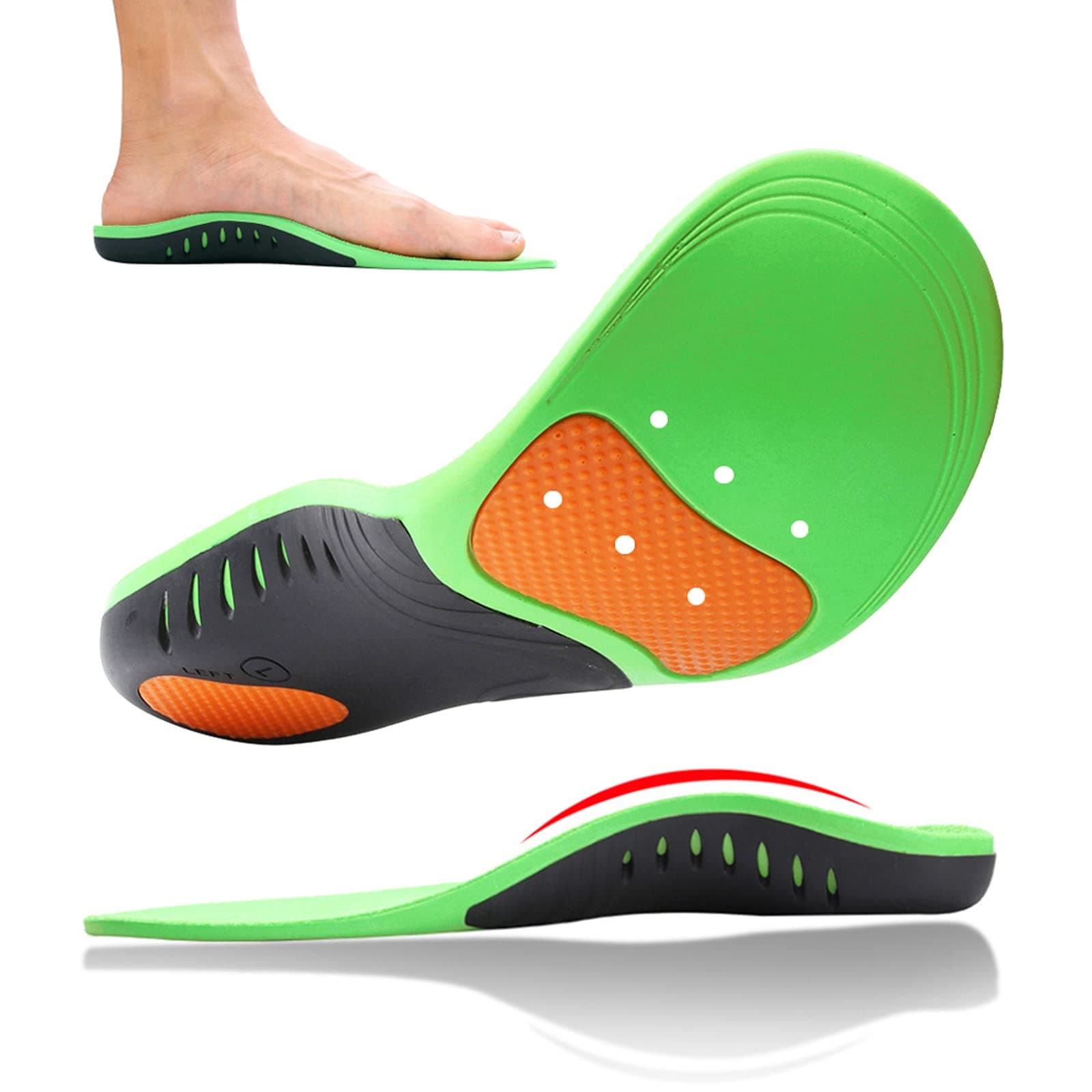 High Arch Support Insoles for Men and Women