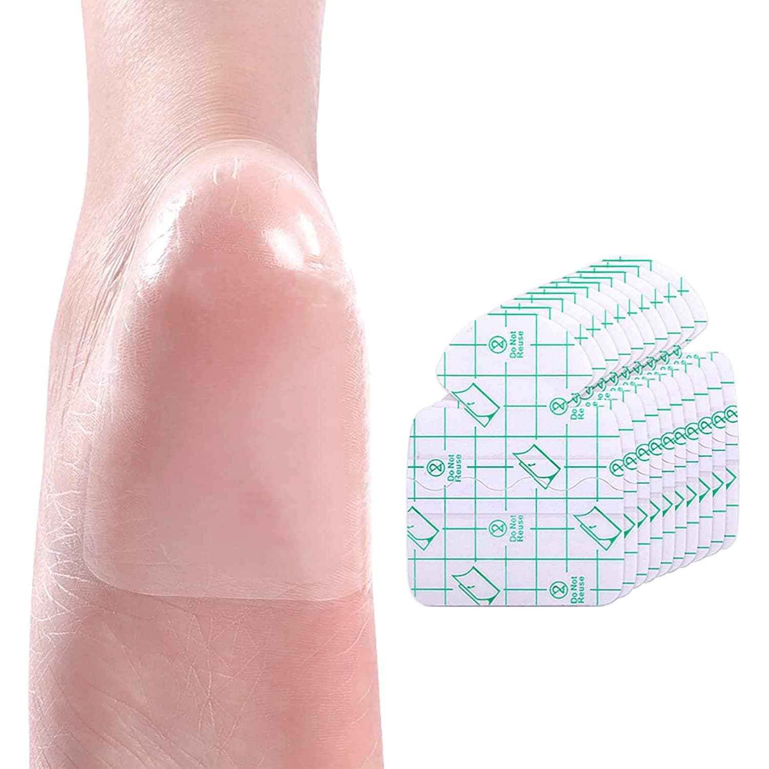 SooGree Ultra-Thin Blister Cushioned Heel Pads (25pcs)