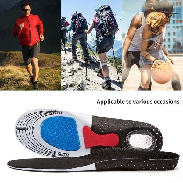 RooRuns Silicone Shock-Absorbing Insoles 1 Pair (35-40)