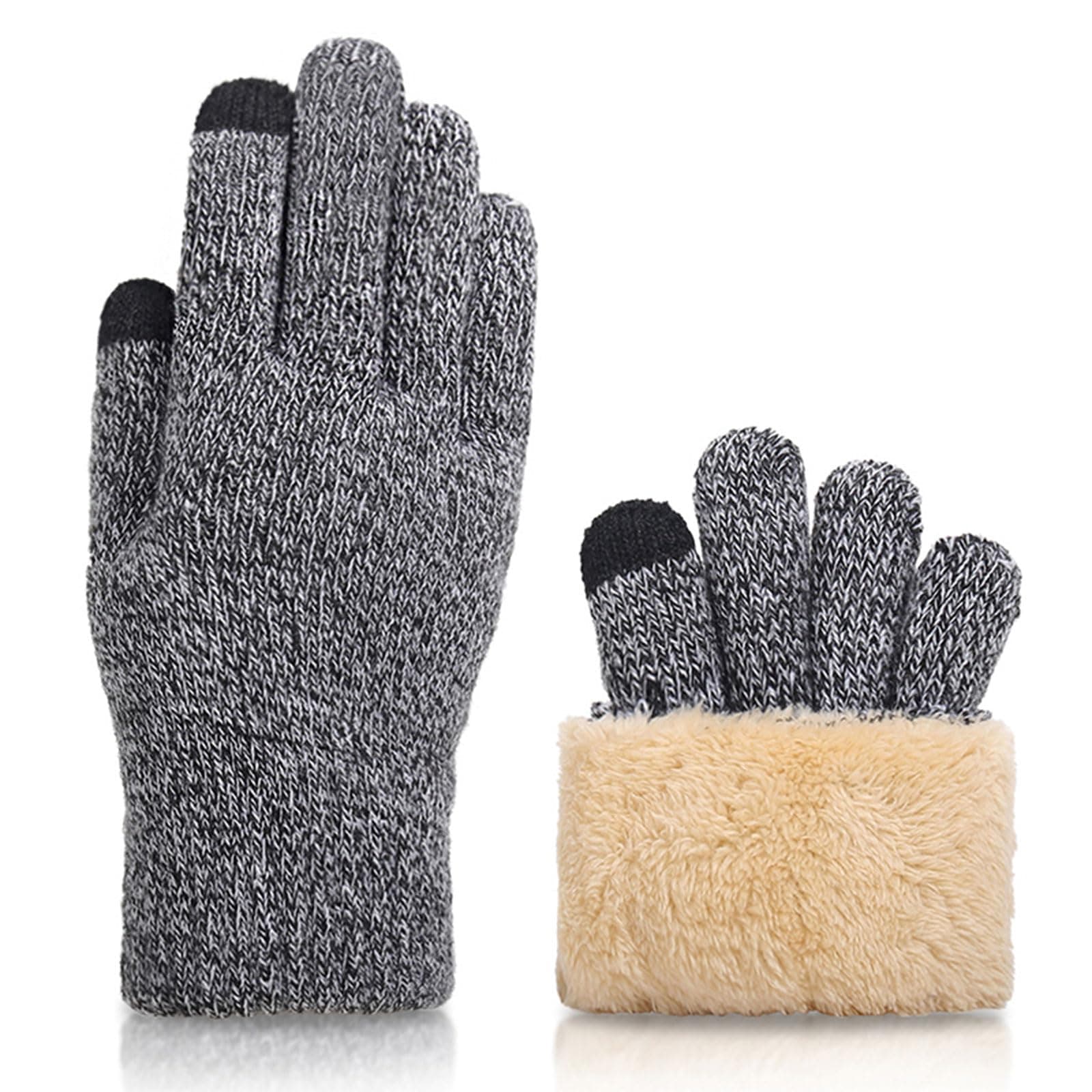 Thermal Gloves for Men and Women: Touchscreen-Compatible for Running, Driving, and Hiking
