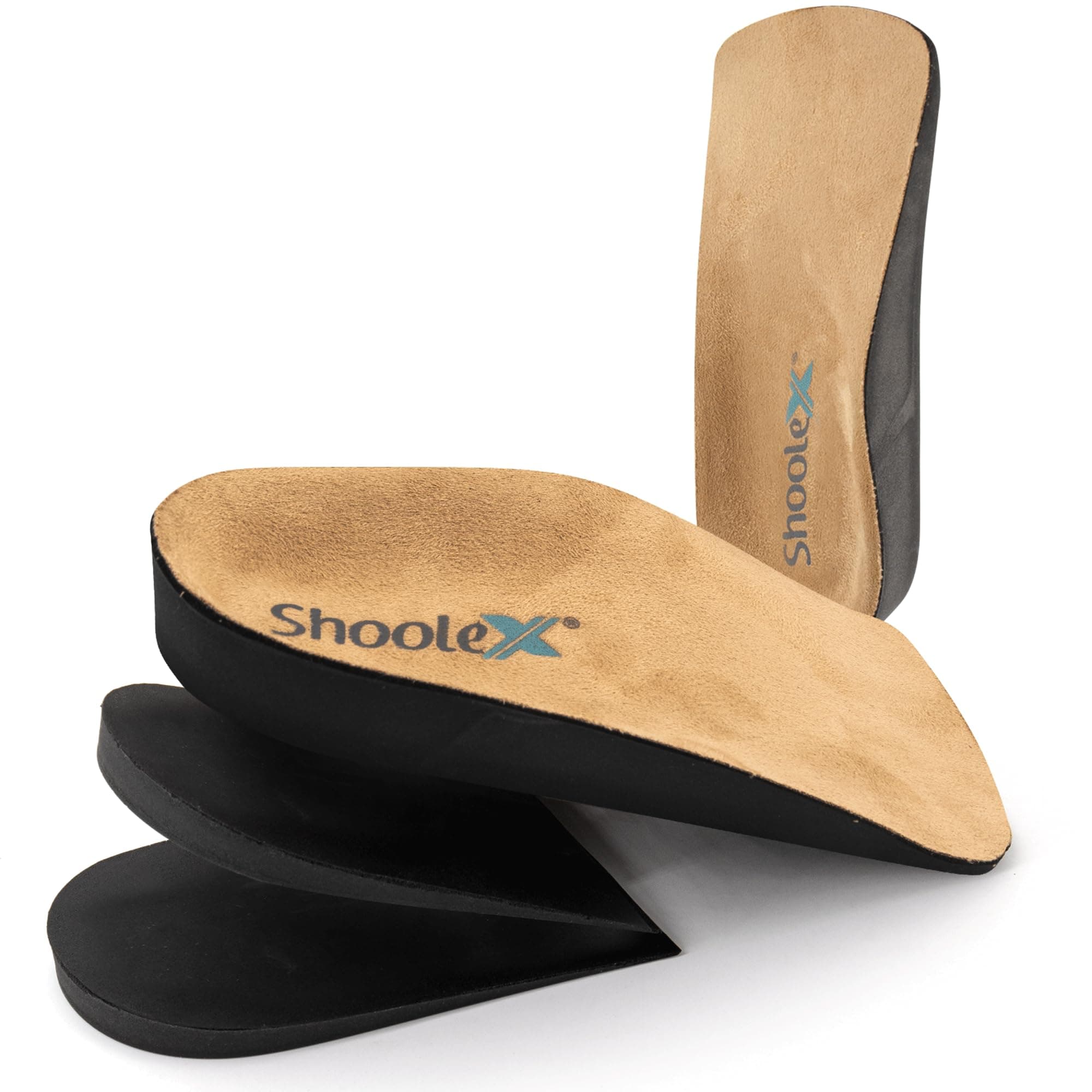 ArchFlex Pro Adjustable Height Insoles - Increase Arch Support, Heel Cushion, Large