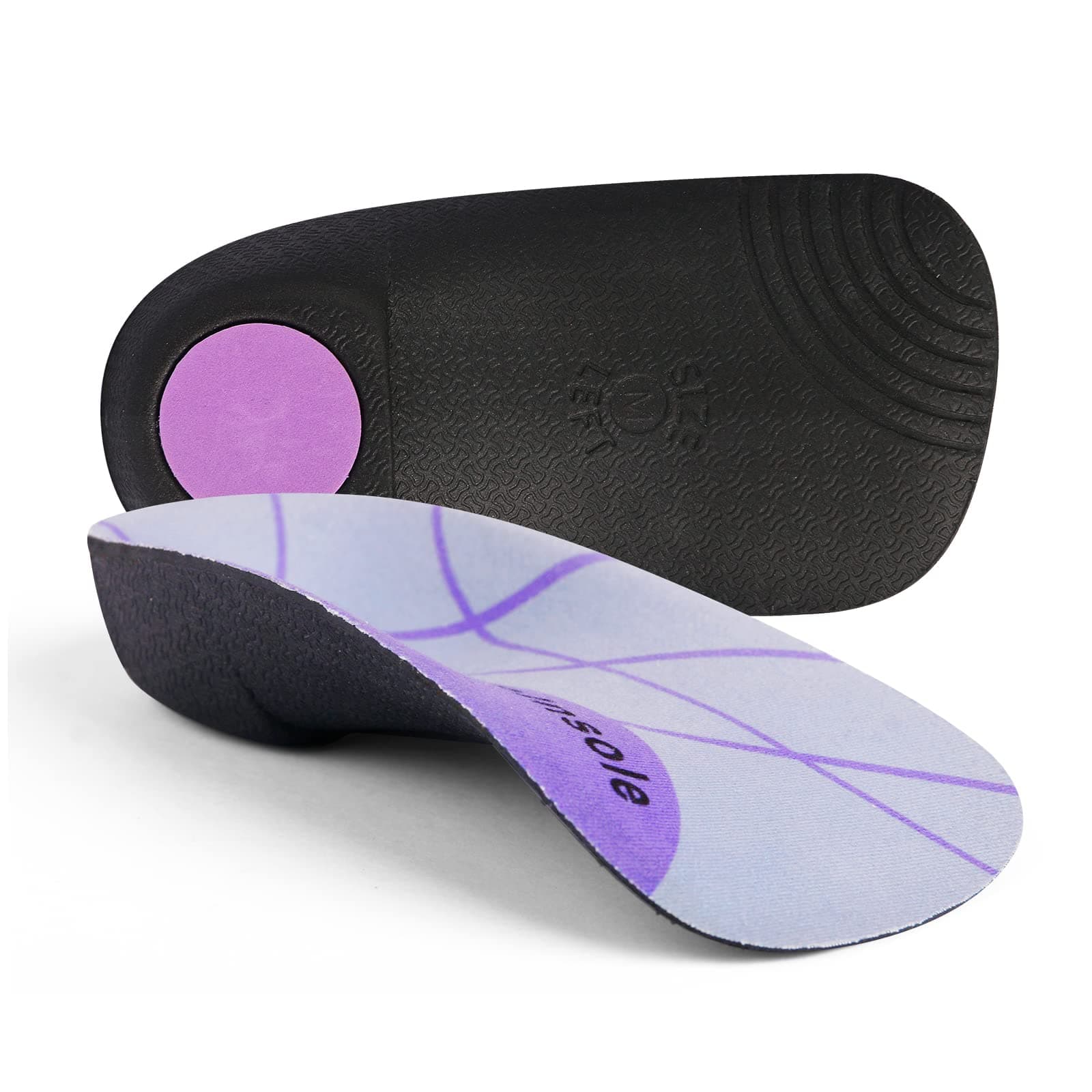 3/4 Length Orthotic Insoles for Plantar Fasciitis and Flat Feet