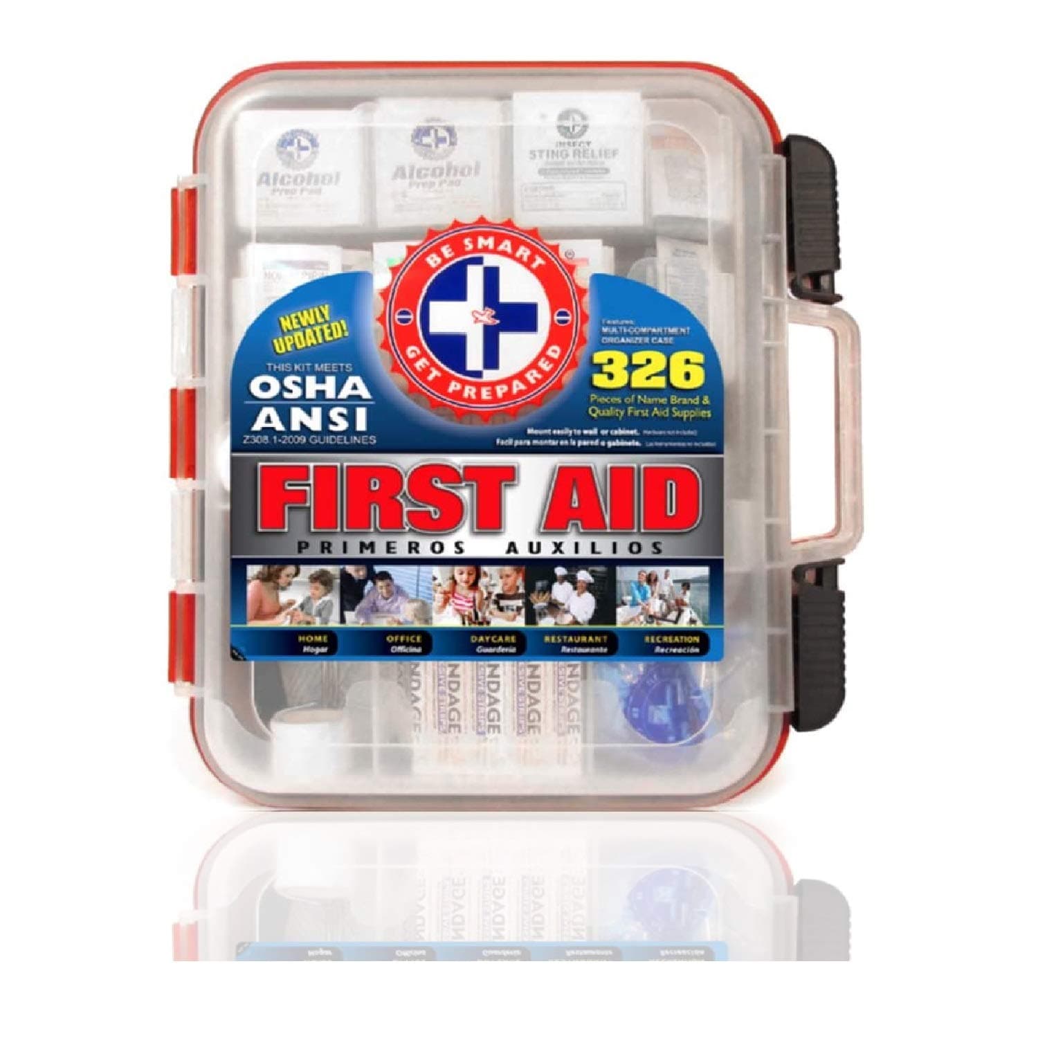 First Aid Kit with 326 Pieces Exceeds Expectations
