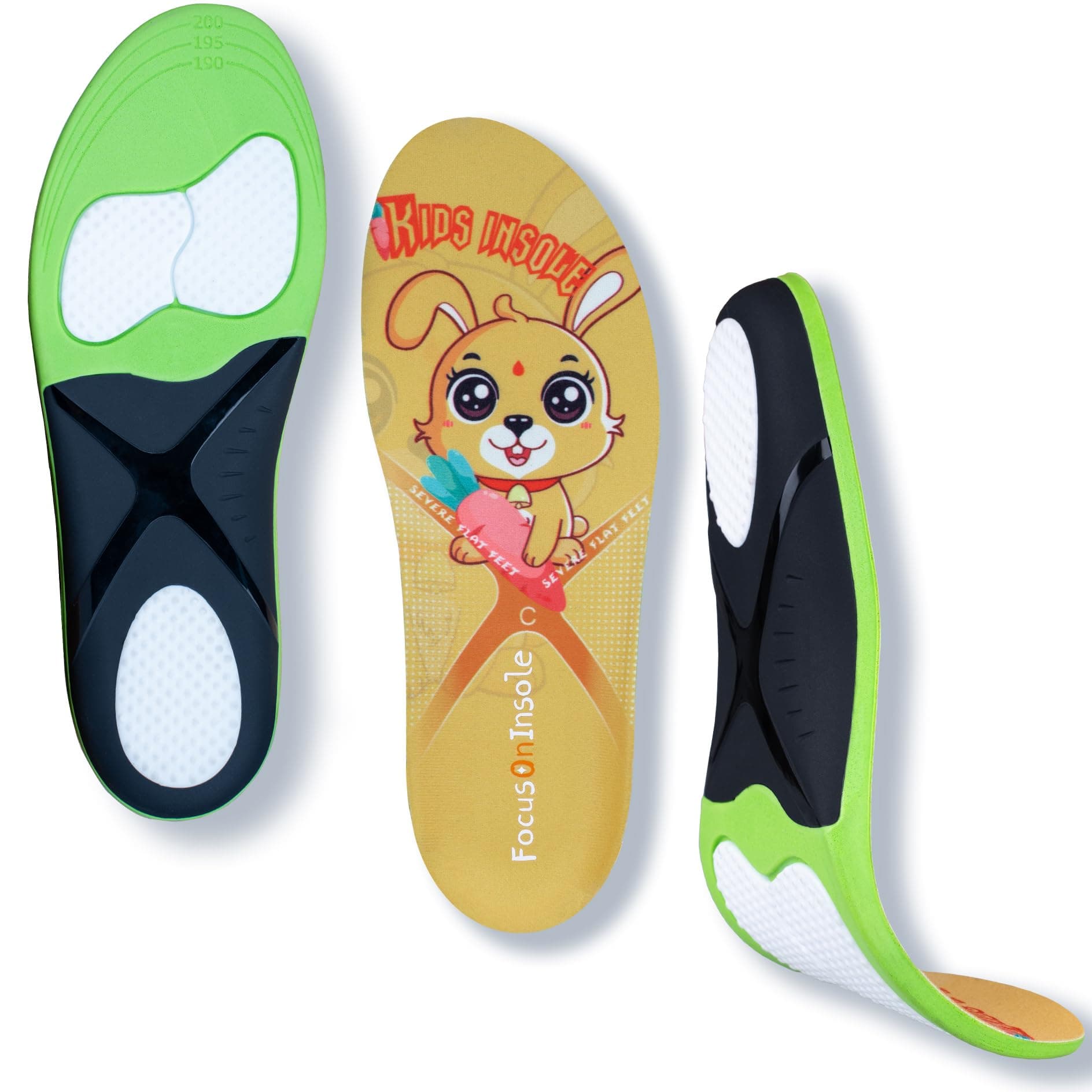 RooRuns High Arch Support Insoles for Plantar Fasciitis Pain Relief