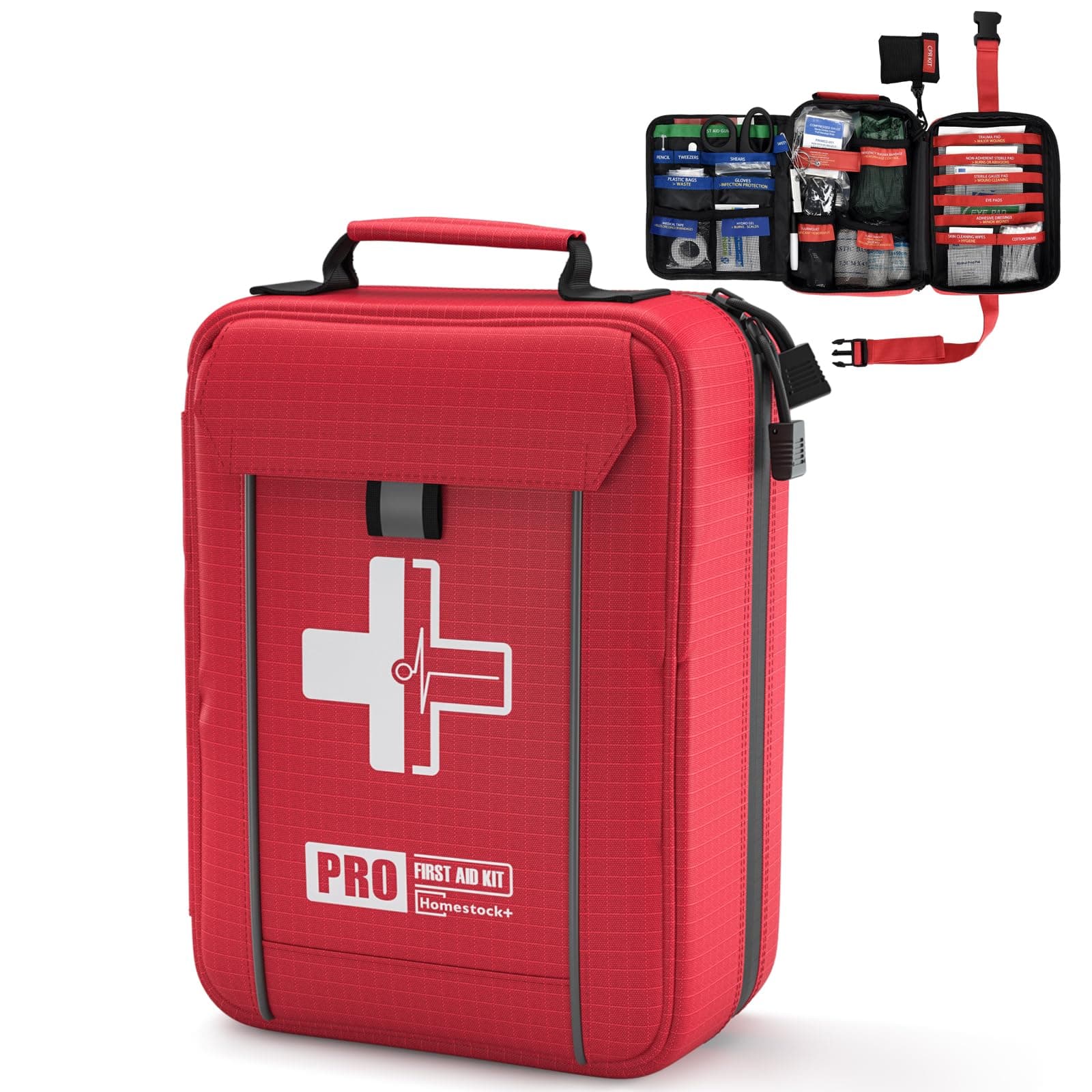 Molle System 265 Piece First Aid Trauma Kit for Cars, Home & More