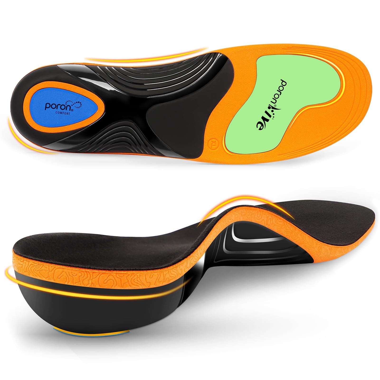 Memory Foam Work Boot Insoles for Standing All Day - XL (Men's 11-12)