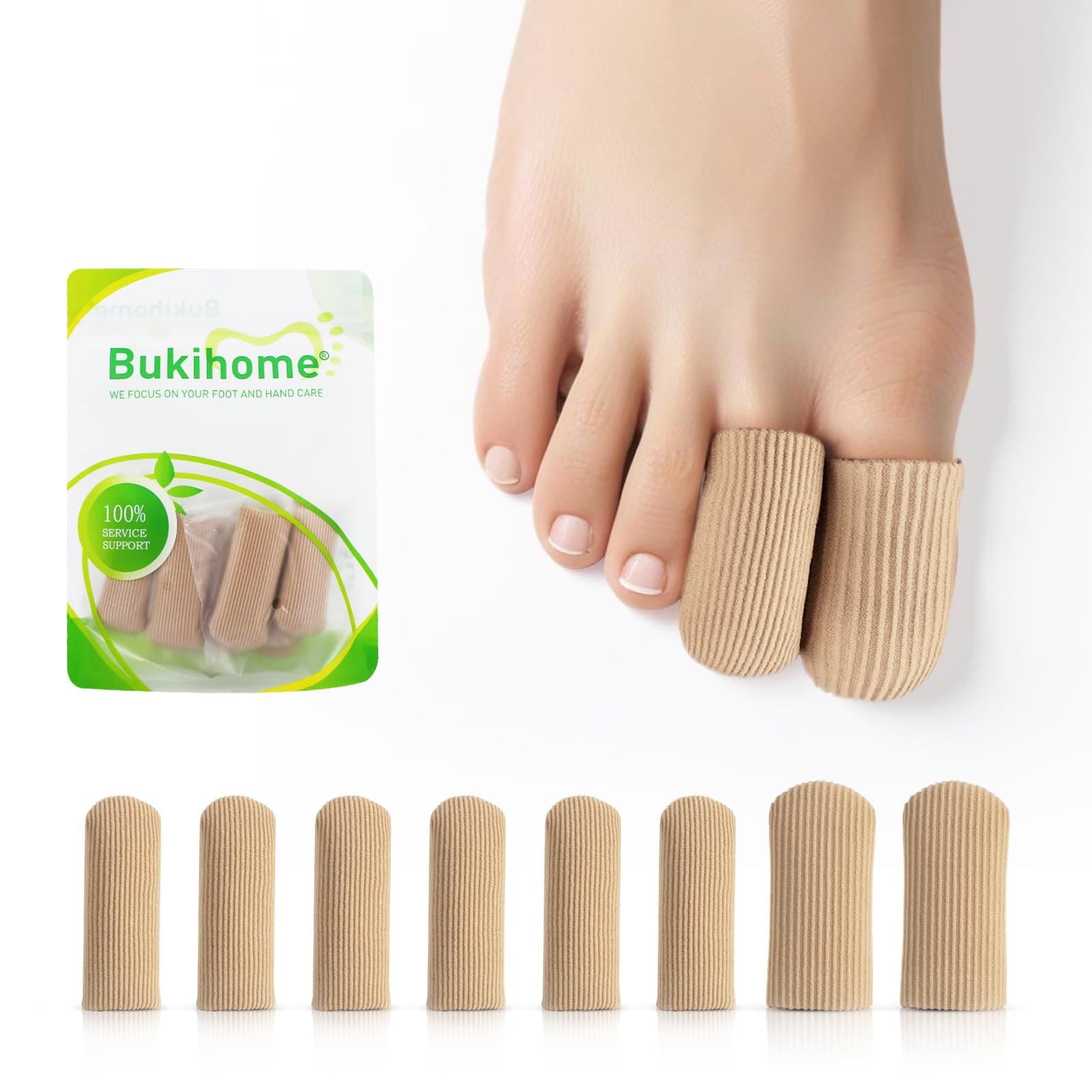 Toe Protectors for Corns, Blisters, and Ingrown Toenails - 8 PCS [Upgrade]