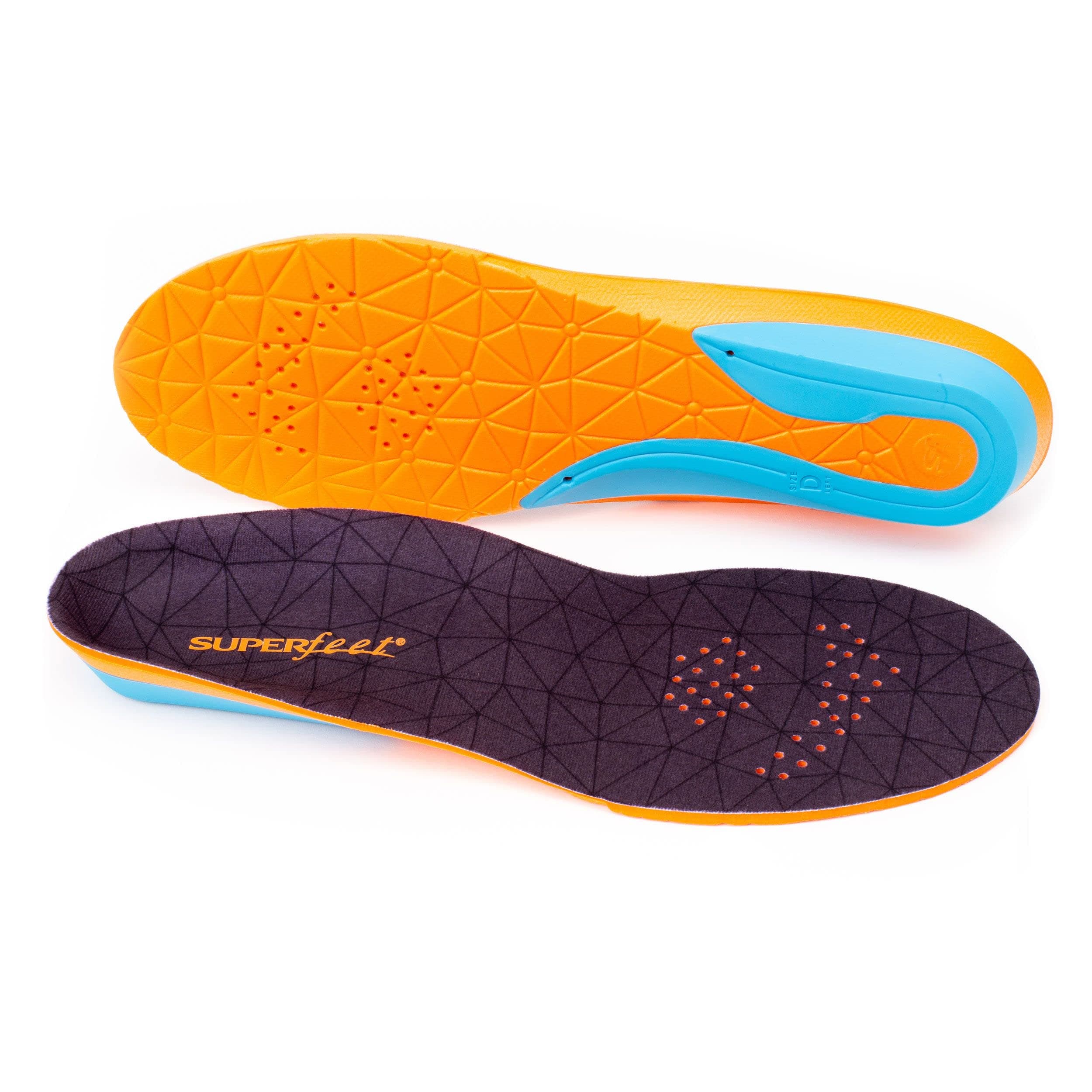 Superfeet Trim-To-Fit Medium Arch Support Insoles for Men's & Women's Workout Shoes
