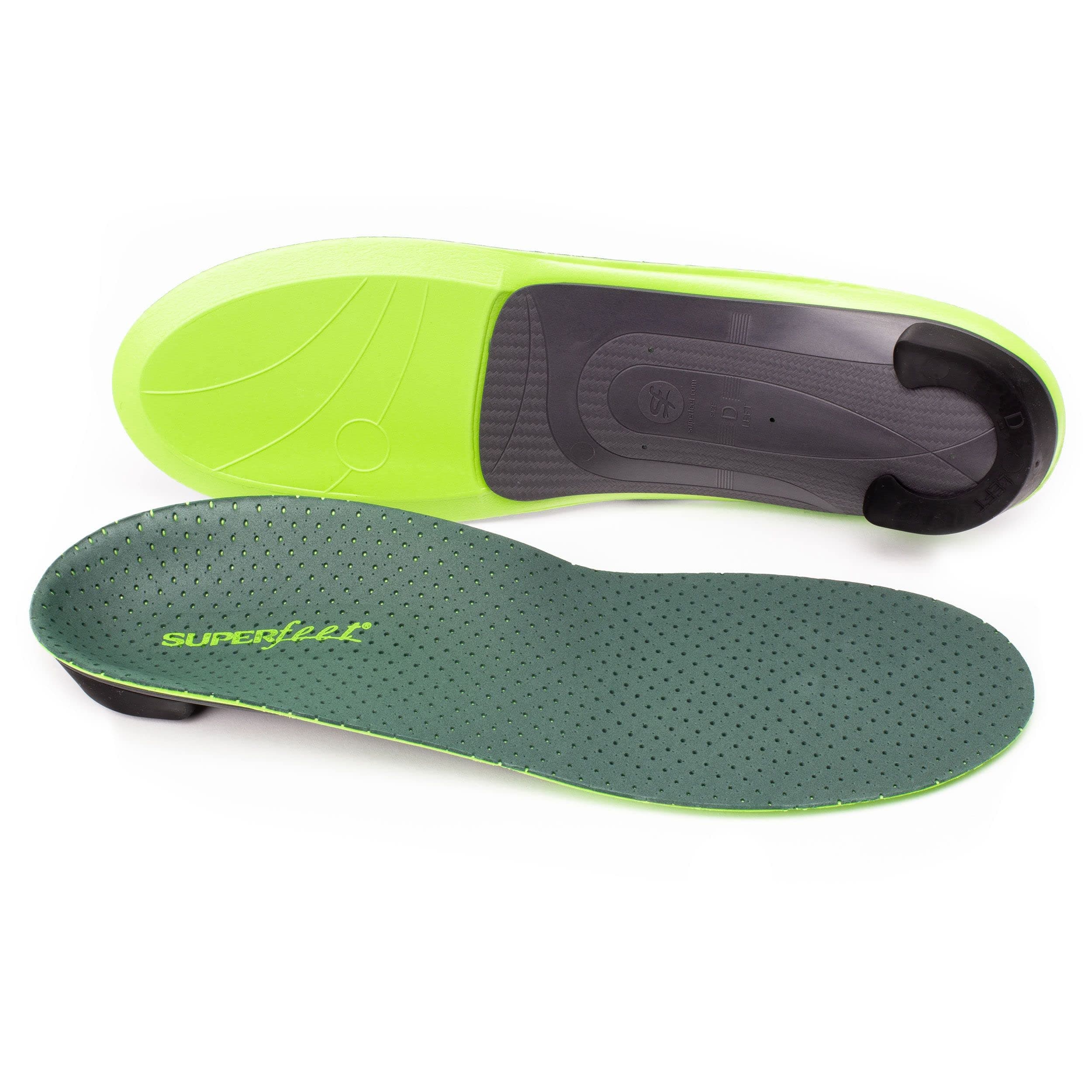 Superfeet Casual Pain Relief Insoles for Plantar Fasciitis - Trim-to-Fit Arch Support - 7.5-9 Men / 8.5-10 Women