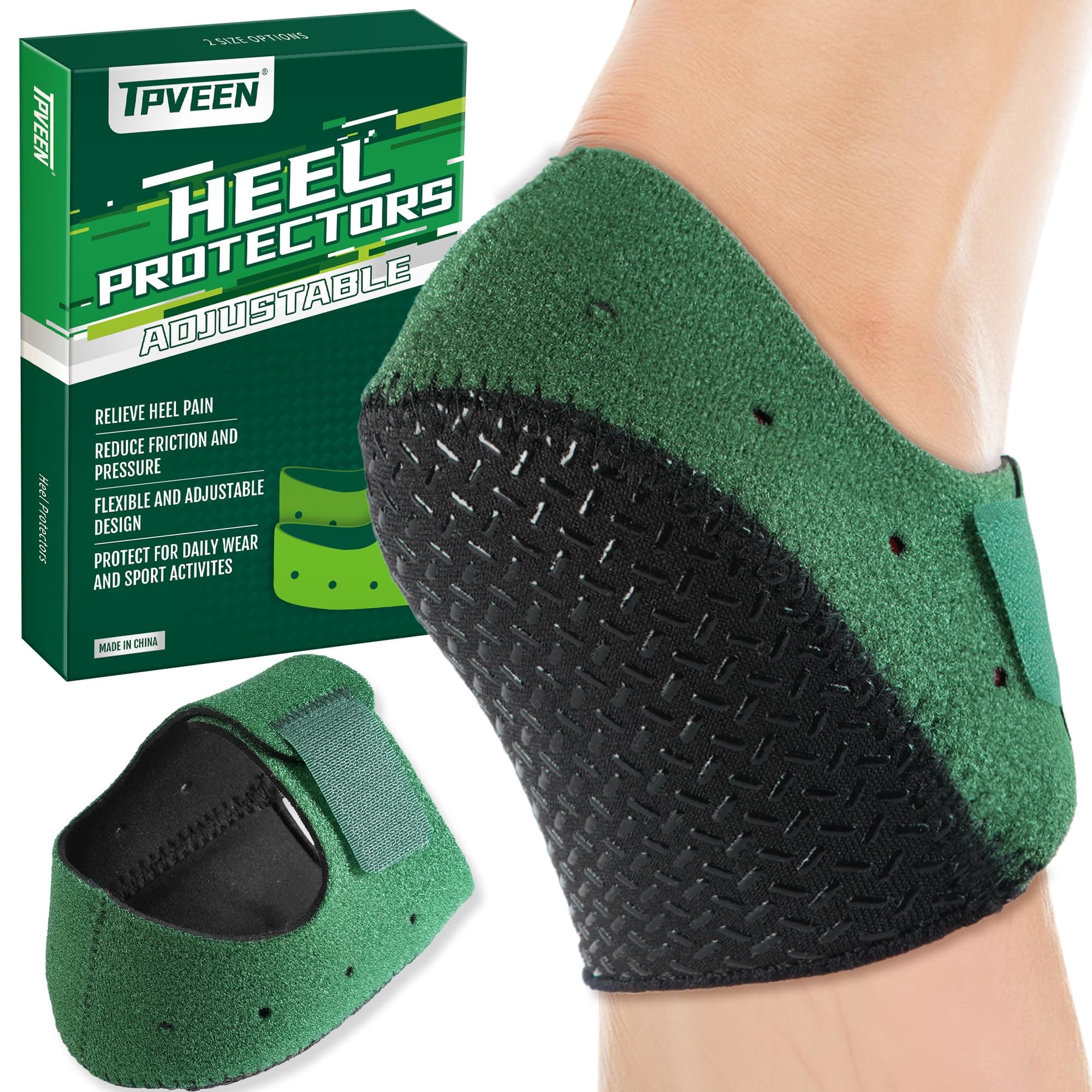 Plantar Fasciitis Gel Heel Protectors for Men & Women