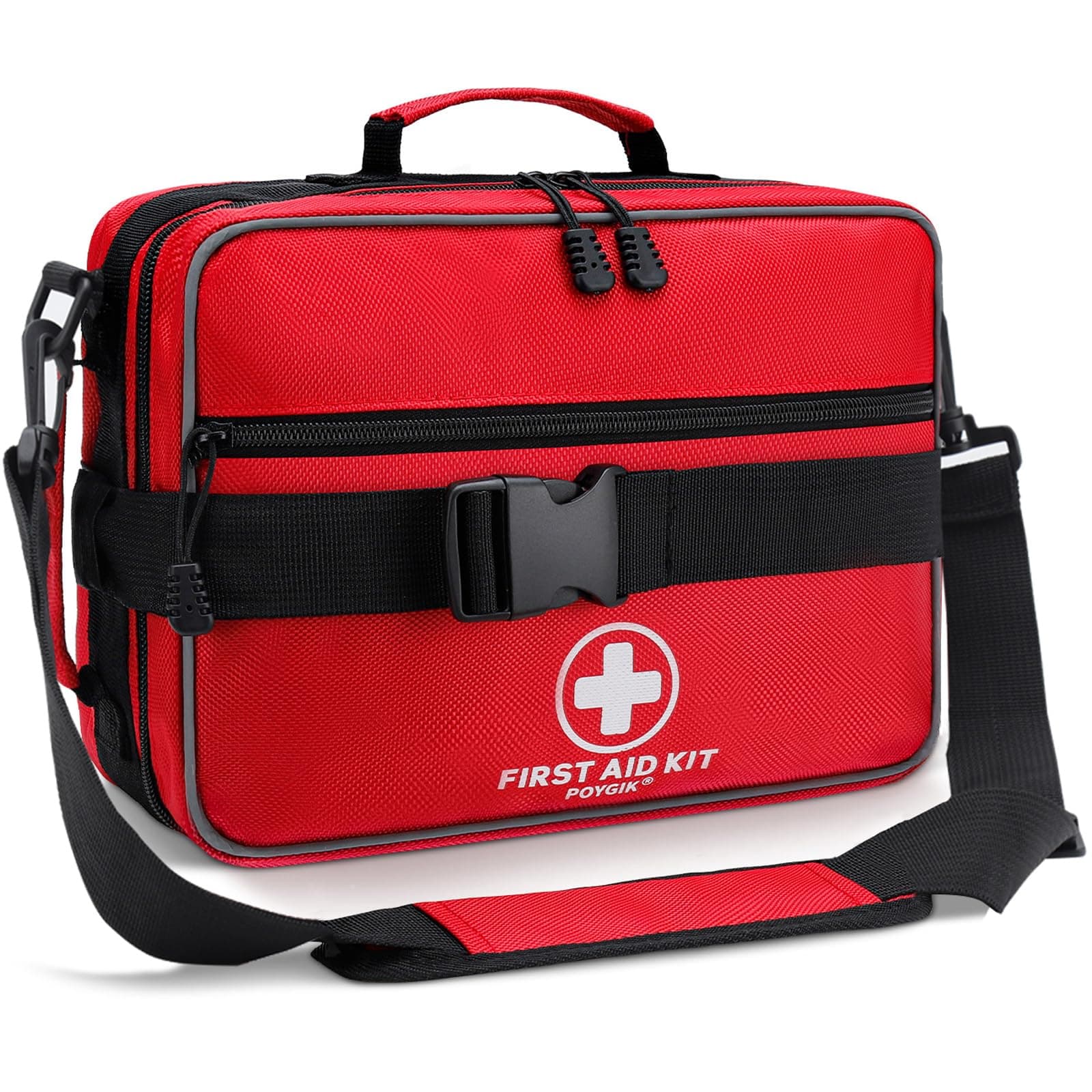 Large 420 Piece First Aid Kit for Home, Car, Travel, Outdoor Emergencies - Medical Supplies for Businesses & Home